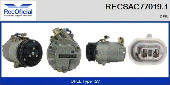 Compressor, air conditioning (RECSAC77019.1)