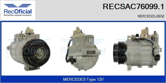 Compressor, air conditioning (RECSAC76099.1)