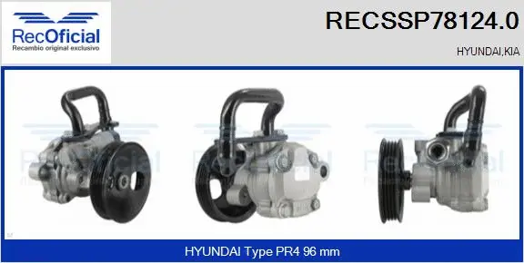 Hydraulic Pump, steering (RECSSP78124.0)