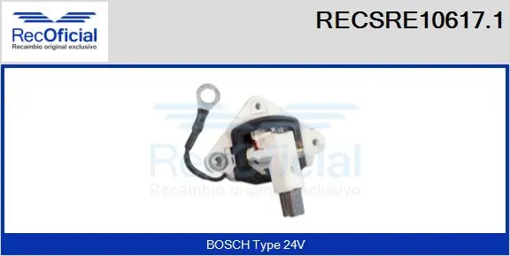 Alternator Regulator (RECSRE10617.1)