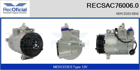 Compressor, air conditioning (RECSAC76006.0)