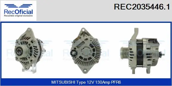 Alternator (REC2035446.1)