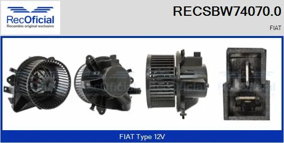 Interior Blower (RECSBW74070.0)