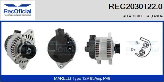 Alternator (REC2030122.0)