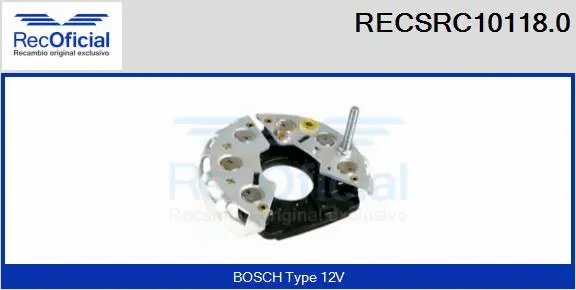 Rectifier, alternator (RECSRC10118.0)