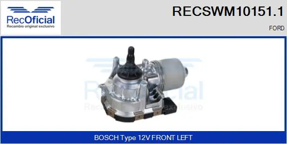 Wiper Motor (RECSWM10151.1)