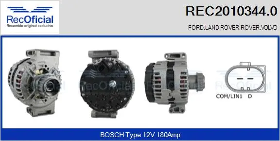 Alternator (REC2010344.0)