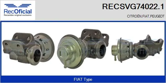 EGR Valve (RECSVG74022.1)