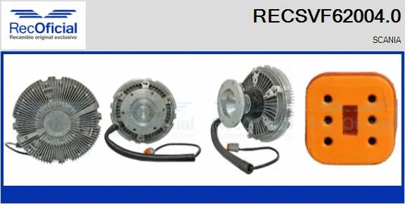 Clutch, radiator fan (RECSVF62004.0)