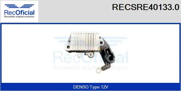 Alternator Regulator (RECSRE40133.0)