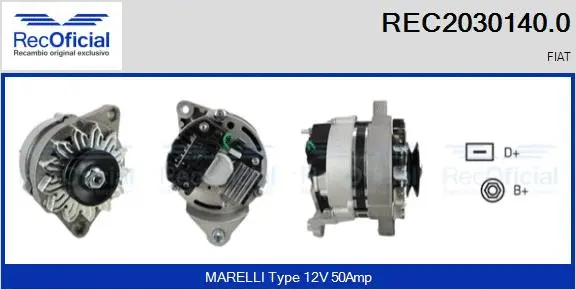 Alternator (REC2030140.0)
