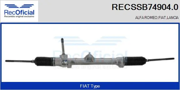 Steering Gear (RECSSB74904.0)