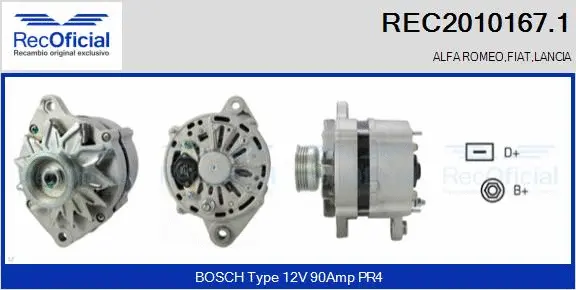 Alternator (REC2010167.1)