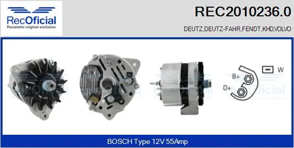 Alternator (REC2010236.0)