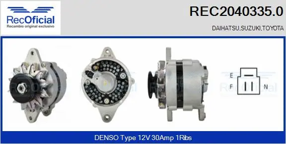 Alternator (REC2040335.0)