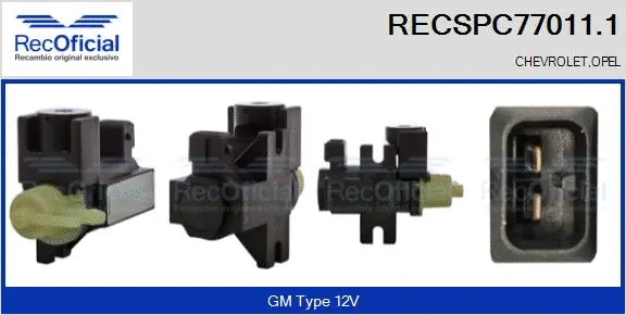 Pressure Converter, exhaust control (RECSPC77011.1)