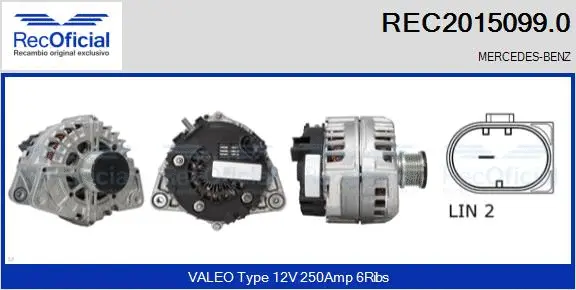 Alternator (REC2015099.0)