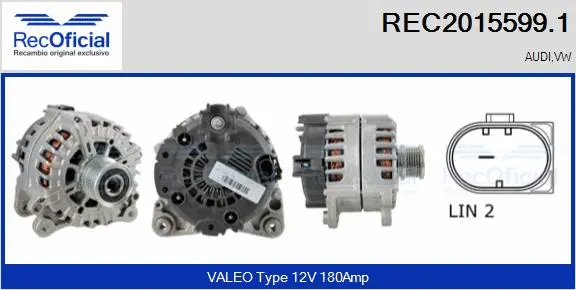 Alternator (REC2015599.1)