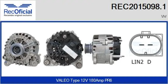Alternator (REC2015098.1)