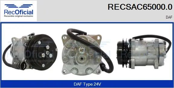 Compressor, air conditioning (RECSAC65000.0)