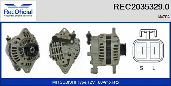 Alternator (REC2035329.0)