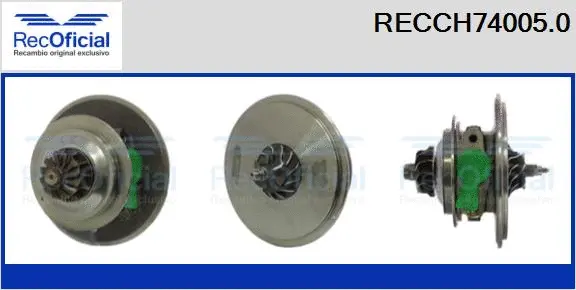 Core assembly, turbocharger (RECCH74005.0)