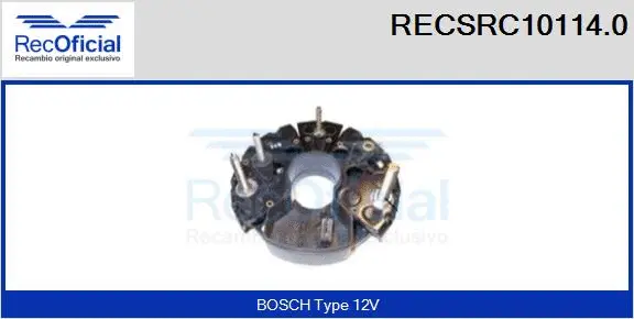 Rectifier, alternator (RECSRC10114.0)