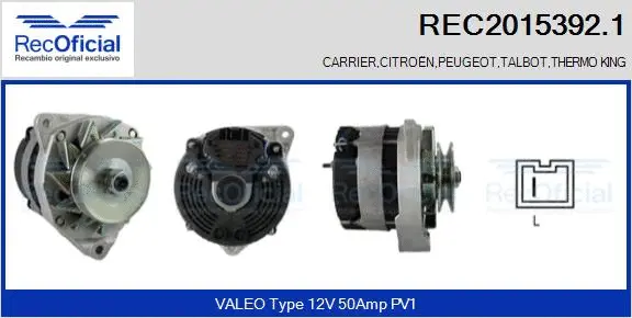 Alternator (REC2015392.1)