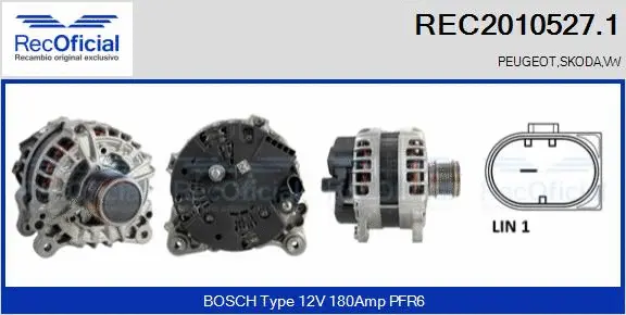 Alternator (REC2010527.1)