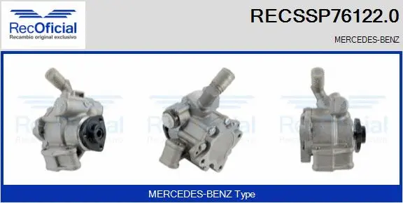 Hydraulic Pump, steering (RECSSP76122.0)