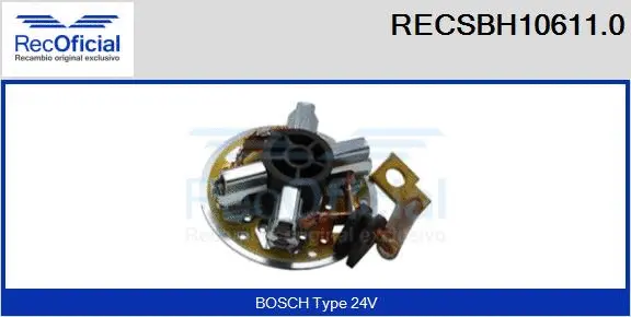 Holder, carbon brushes (RECSBH10611.0)