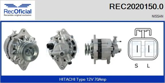 Alternator (REC2020150.0)