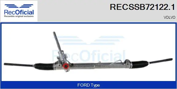 Steering Gear (RECSSB72122.1)