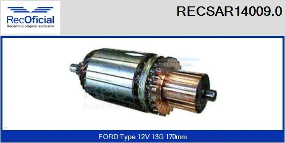 Armature, starter (RECSAR14009.0)