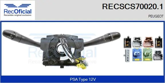 Steering Column Switch (RECSCS70020.1)