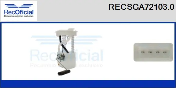 Fuel Feed Unit (RECSGA72103.0)