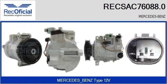 Compressor, air conditioning (RECSAC76088.0)