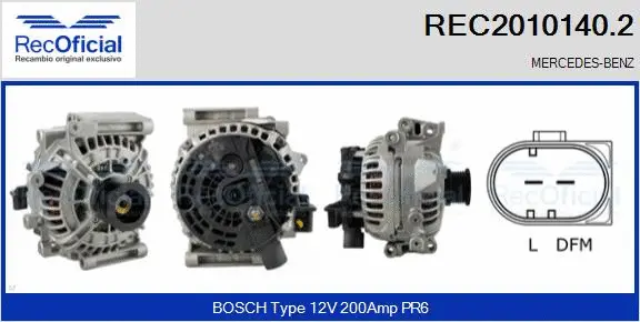 Alternator (REC2010140.2)