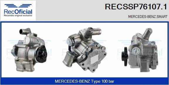 Hydraulic Pump, steering (RECSSP76107.1)