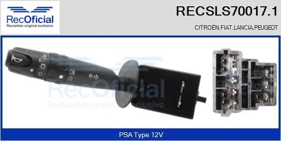 Steering Column Switch (RECSLS70017.1)