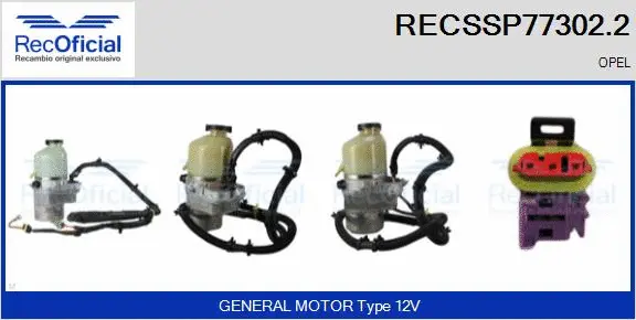 Hydraulic Pump, steering (RECSSP77302.2)