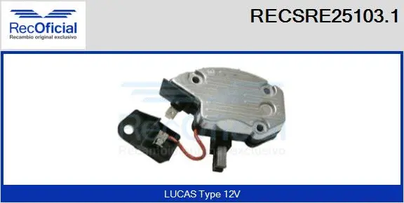 Alternator Regulator (RECSRE25103.1)