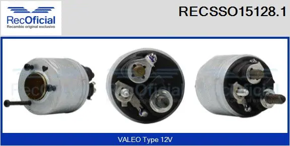Solenoid Switch, starter (RECSSO15128.1)