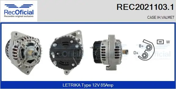 Alternator (REC2021103.1)