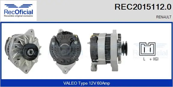Alternator (REC2015112.0)