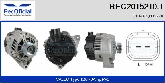 Alternator (REC2015210.1)