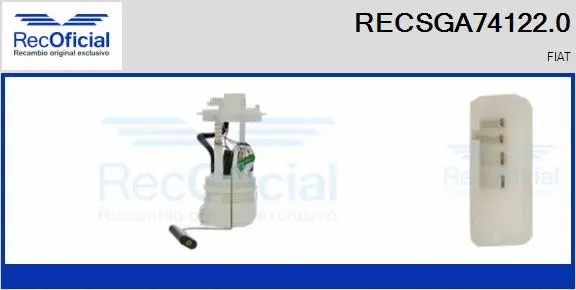 Fuel Feed Unit (RECSGA74122.0)