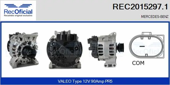 Alternator (REC2015297.1)