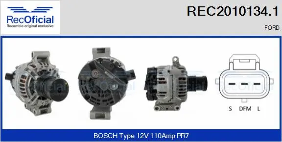 Alternator (REC2010134.1)