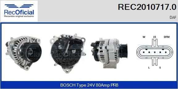Alternator (REC2010717.0)